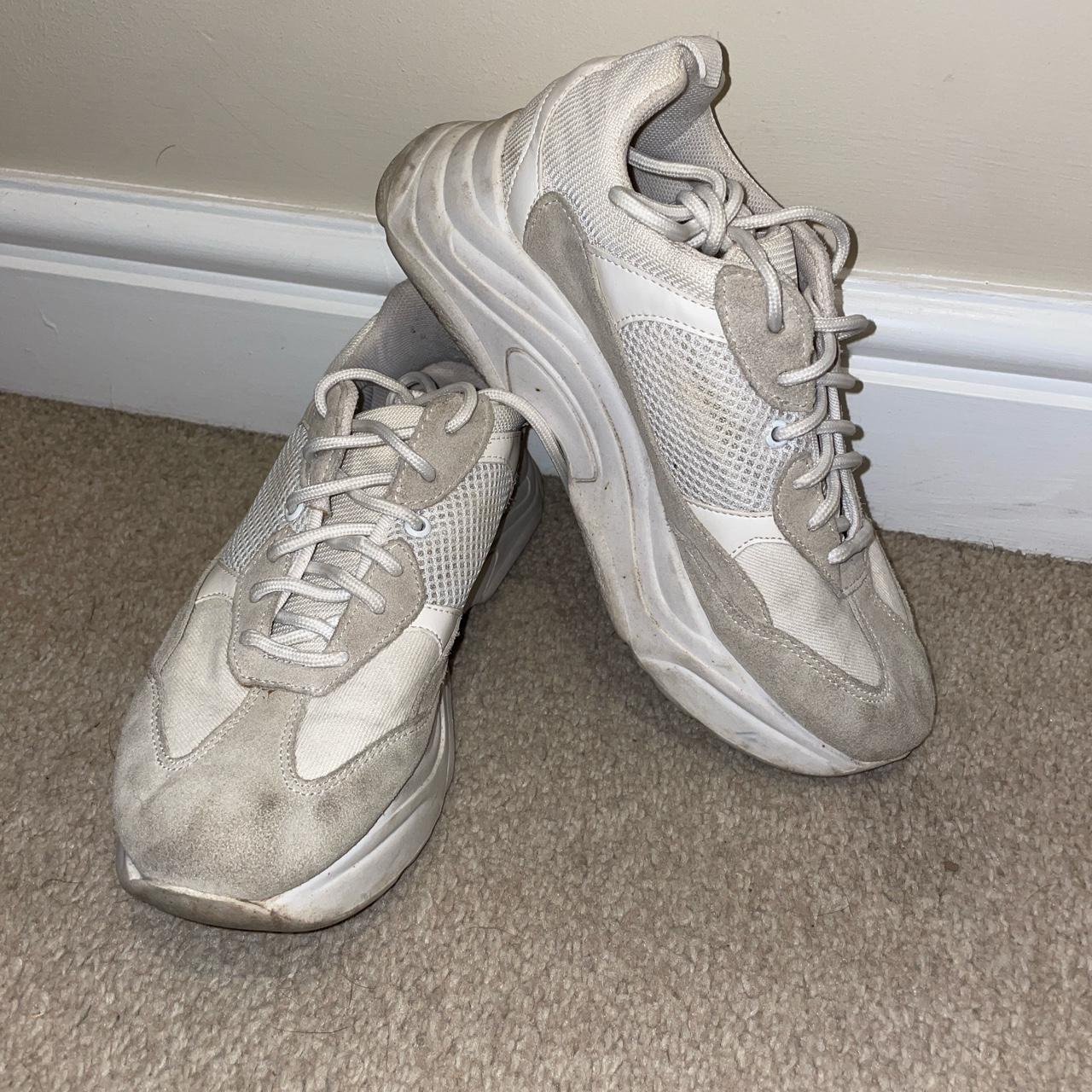 topshop white chunky trainers