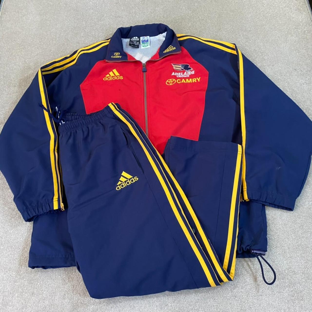 Vintage Adelaide Crows Tracksuit Set Large Adidas | Depop
