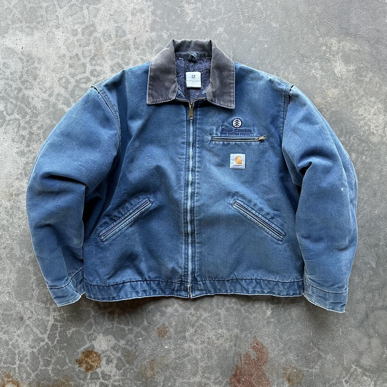 Carhartt hot sale blue coat