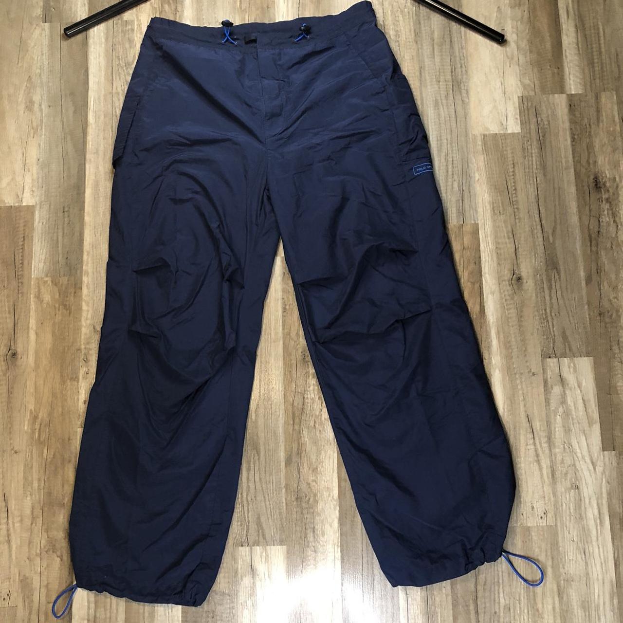 Y2k Polo sport track pants baggy size XL 38x31 Leg... - Depop