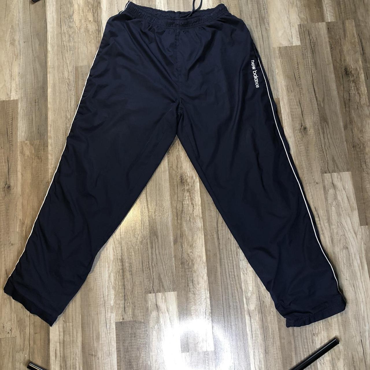 New balance track pants XL baggy mesh lining 2 hip... Depop