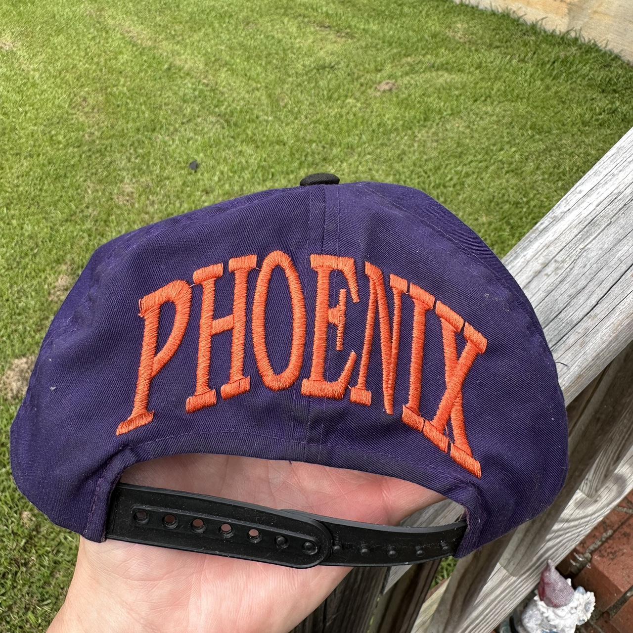 Vintage 90s Phoenix Suns block head snap back nba... - Depop