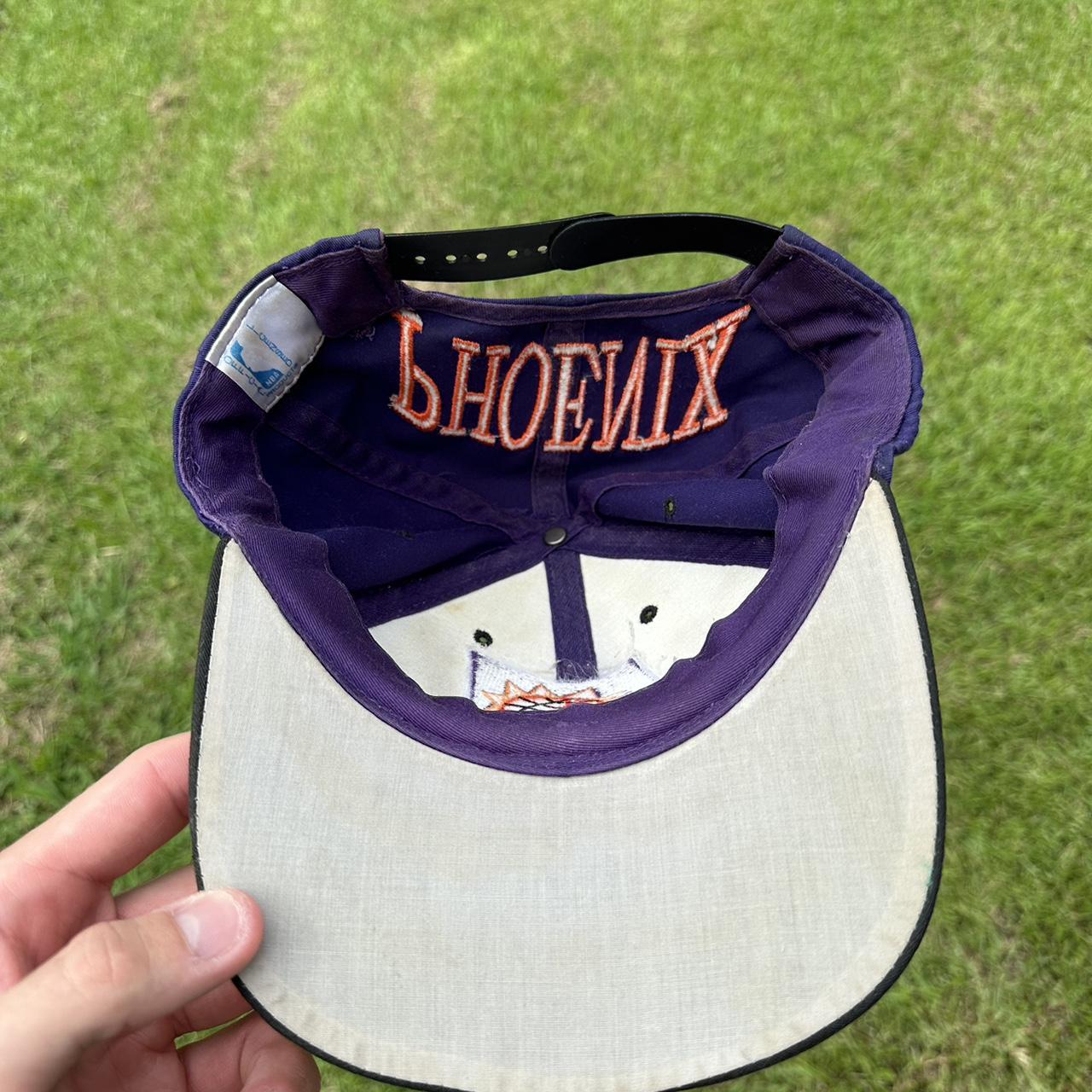 Vintage 90s Phoenix Suns block head snap back nba...