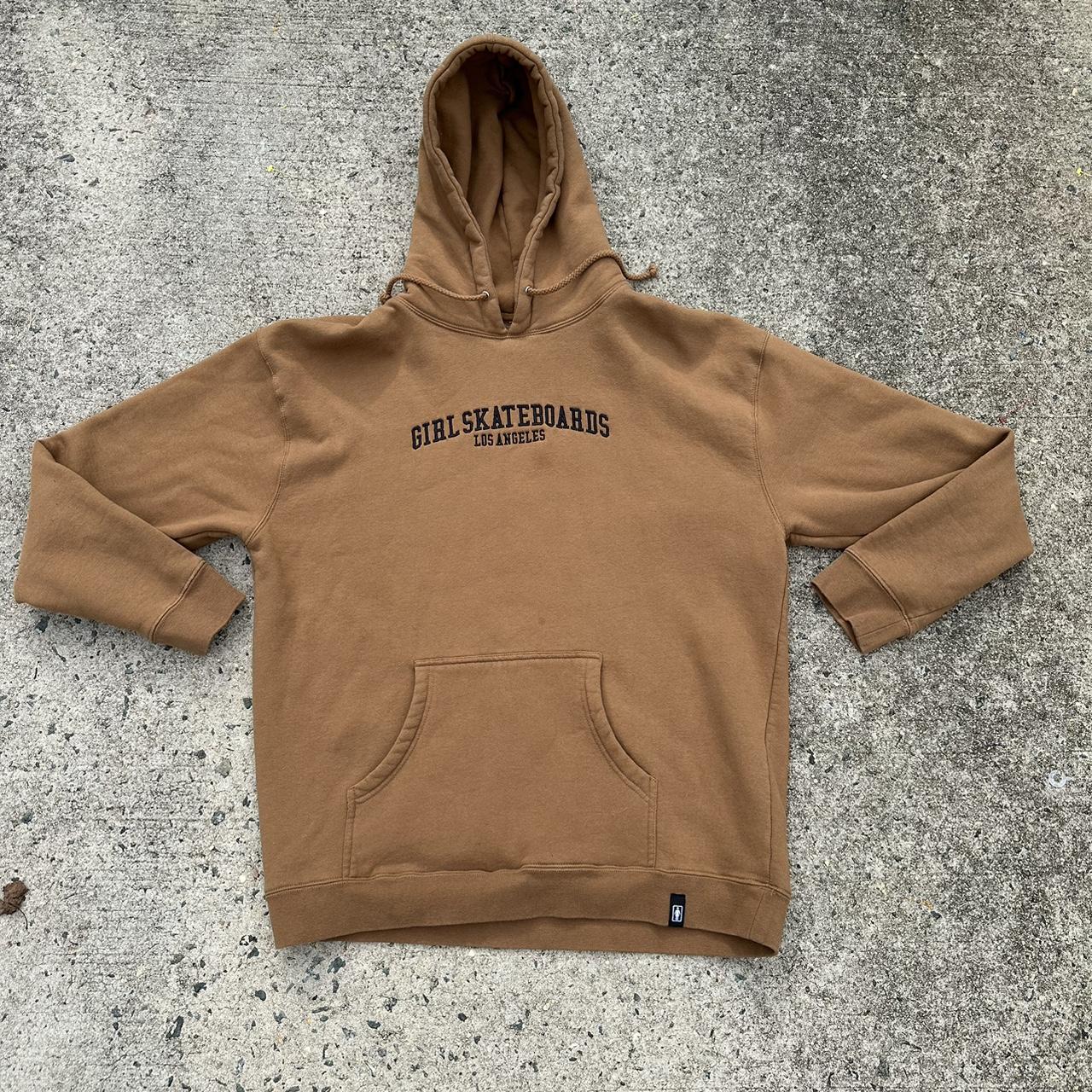 Vintage girl skateboards hoodie size XL Embroidered... Depop