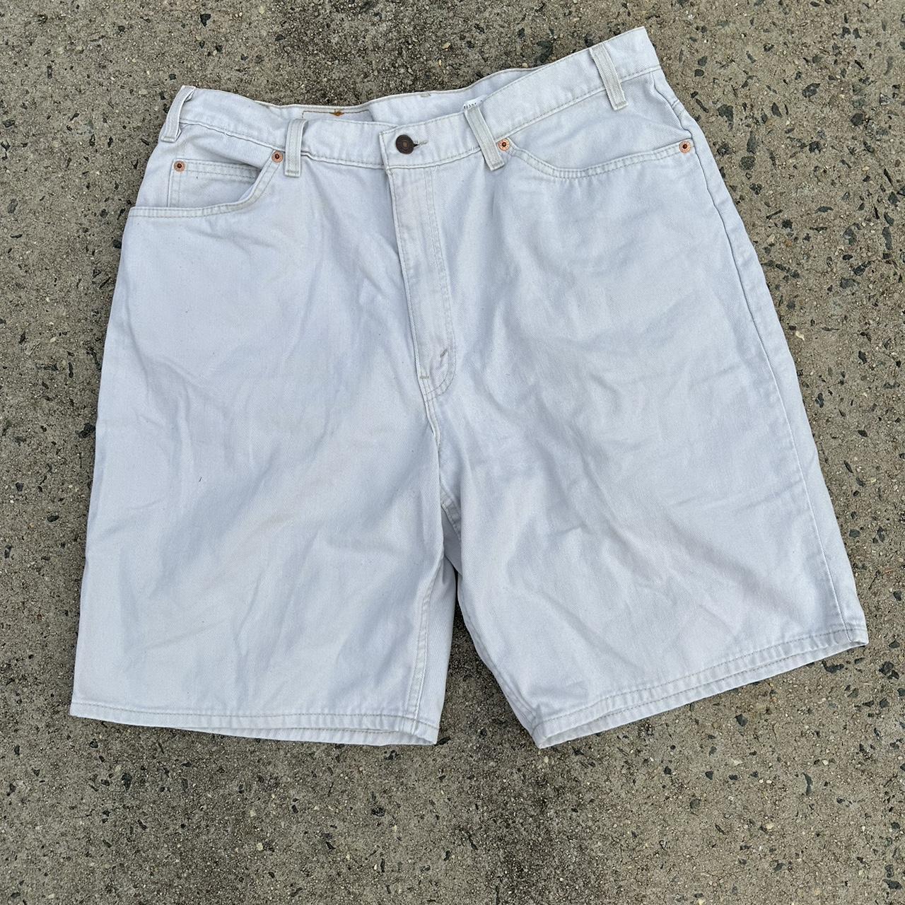 Levi's outlet 560 vintage jean shorts white tab