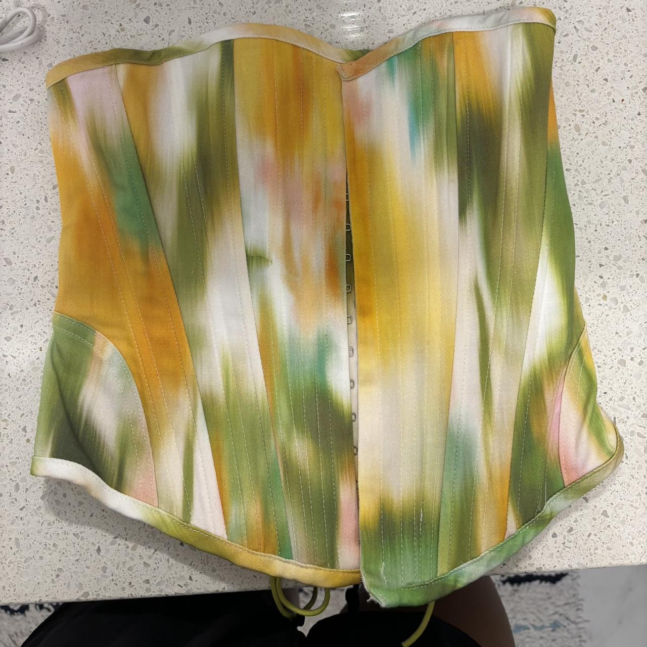 Tiger mist corset top Size xxs (4-8) as adjustable... - Depop