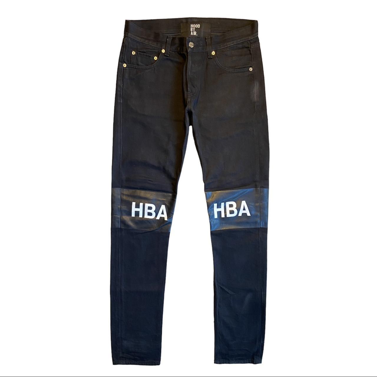 Hood By Air Men's Black and White Jeans