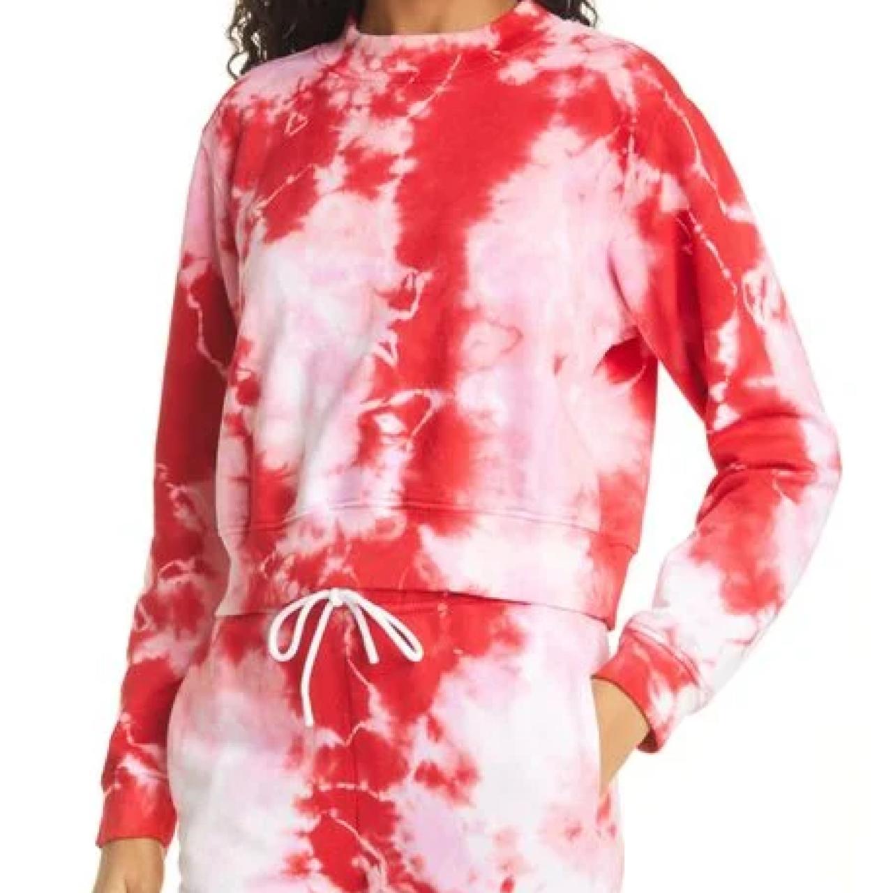 Cotton Citizen Red and Pink Tie Dye... Depop