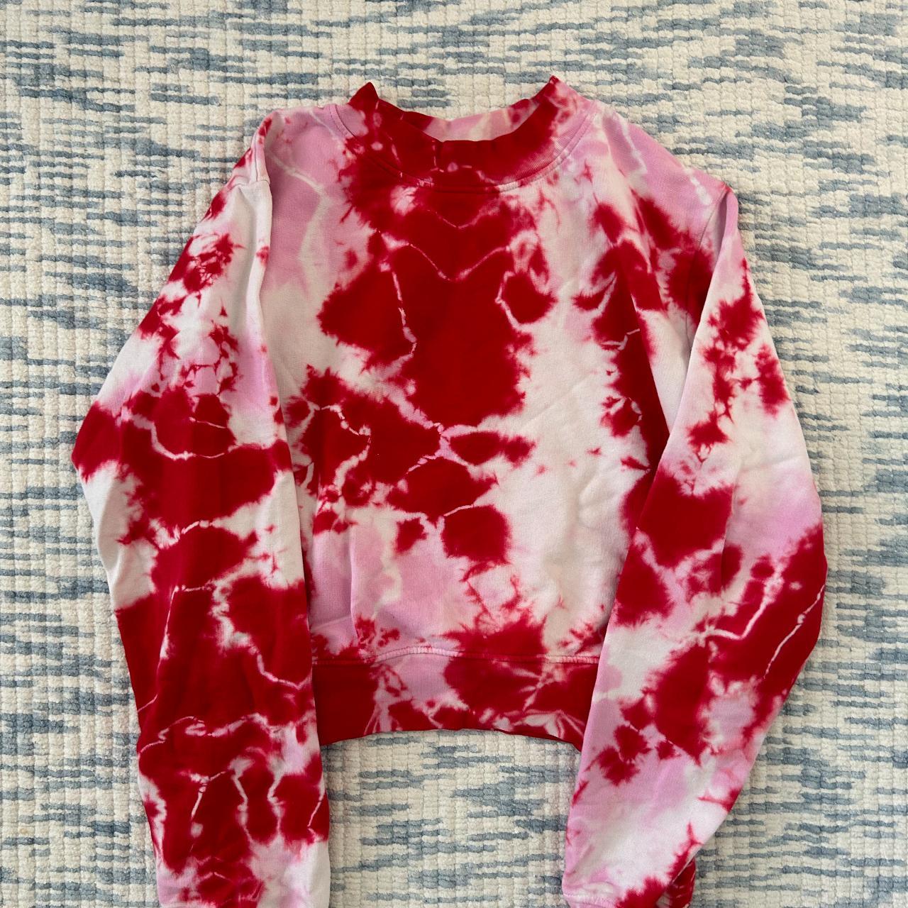 Cotton Citizen Red and Pink Tie Dye... Depop