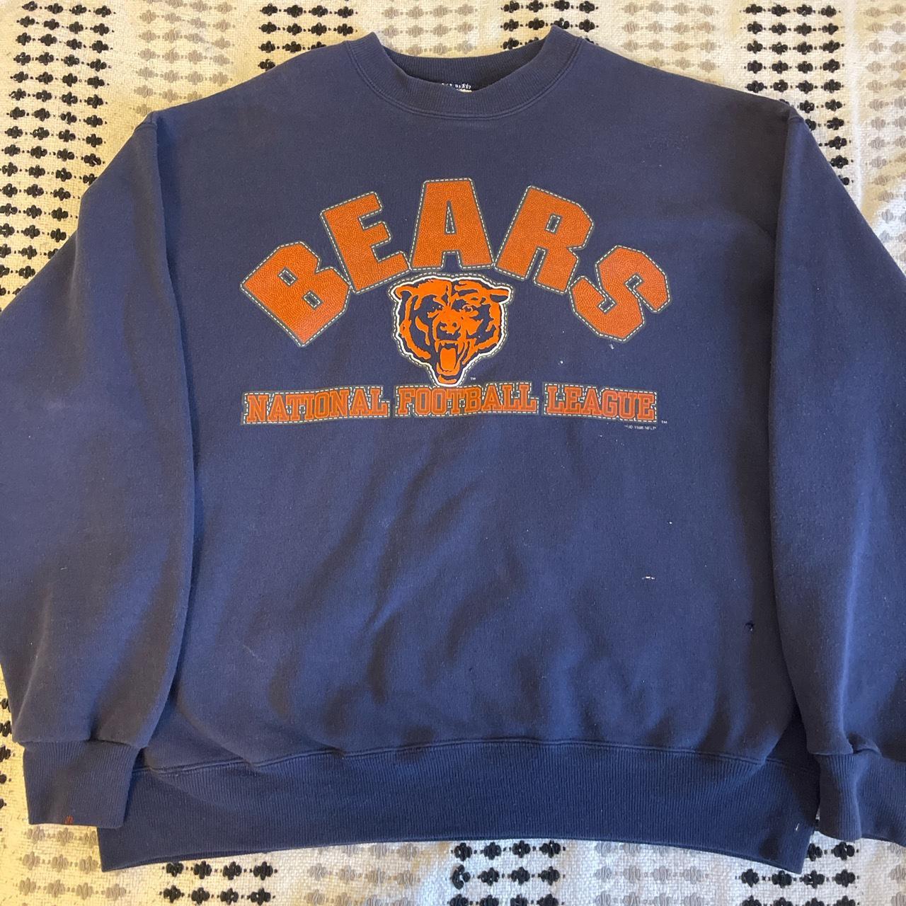 1996 Vintage Chicago Bears NFL Sweatshirt 24in... - Depop