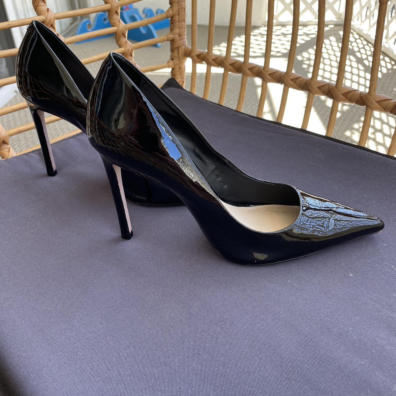 Schutz Women's Black Courts | Depop