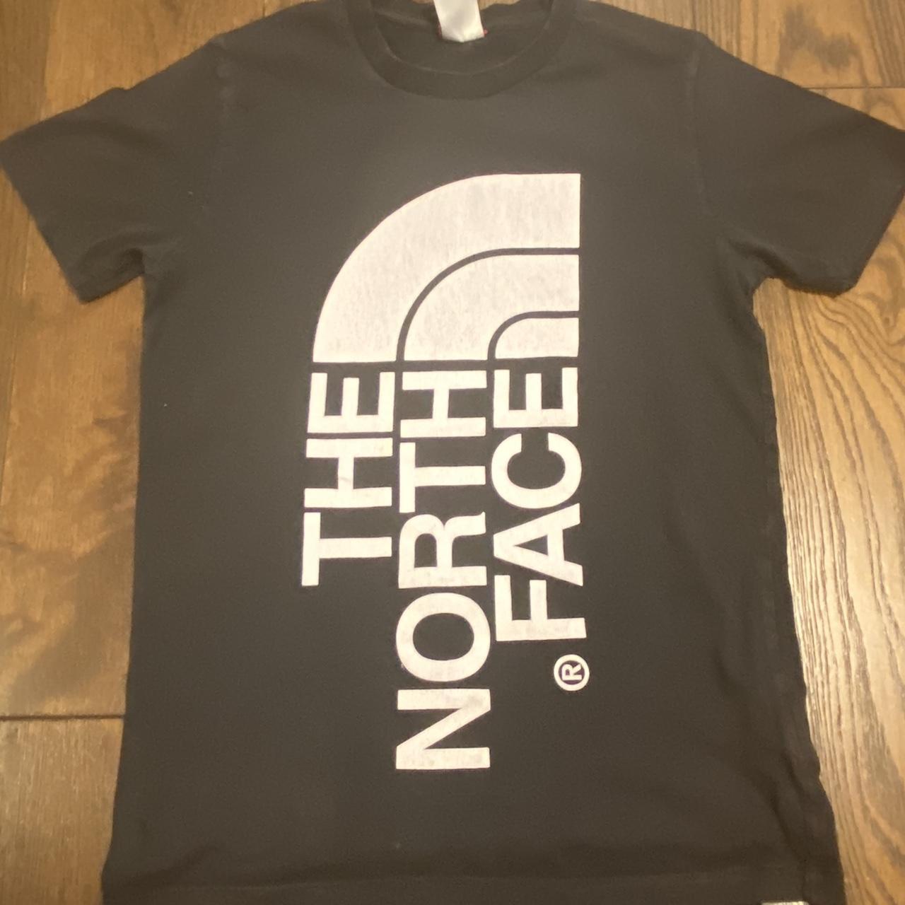 The North Face Black and White T-shirt | Depop