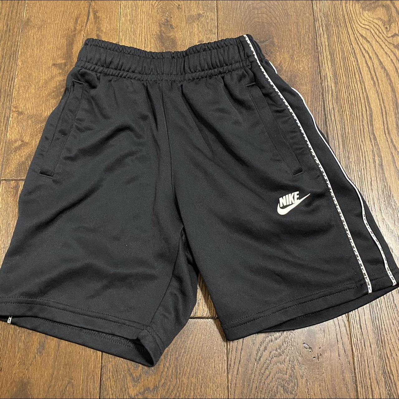 Nike Black and White Shorts | Depop