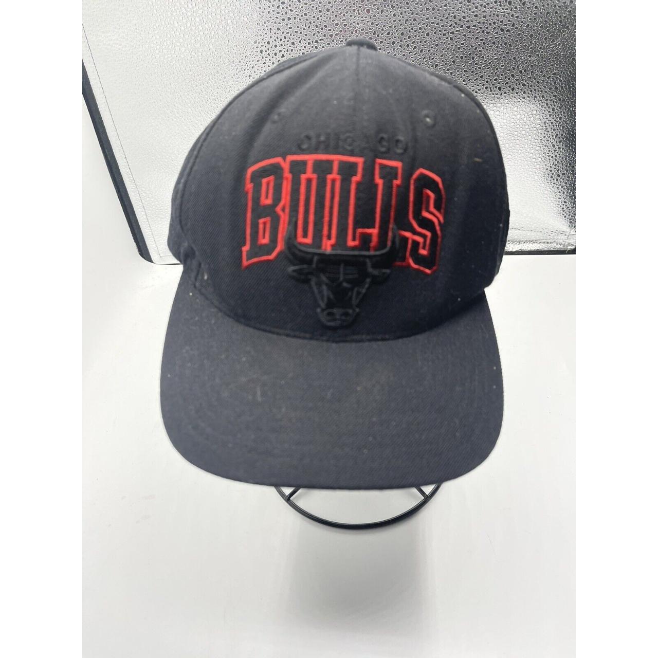 Chicago Bulls NBA Mitchell & Ness Black Red - Depop