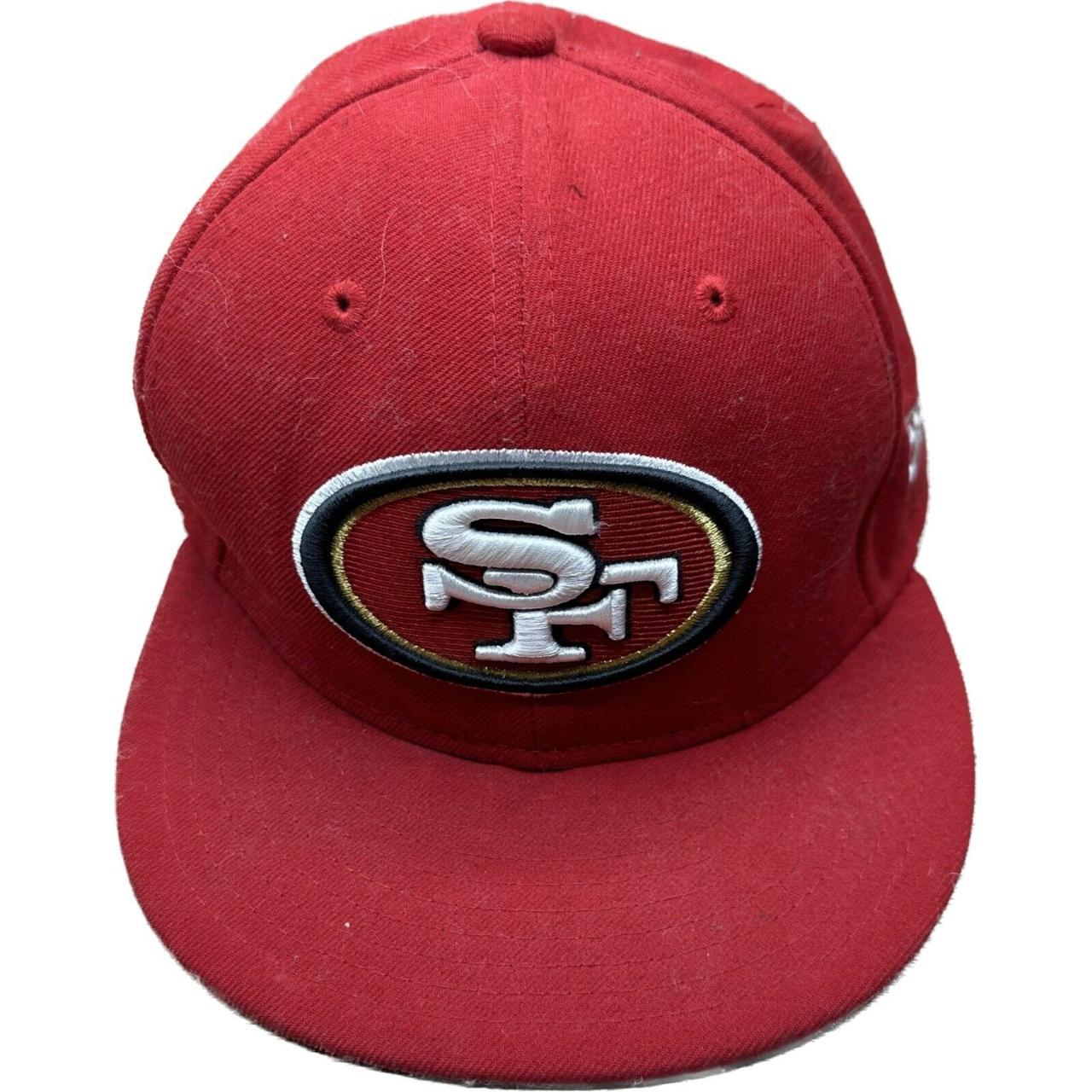 New Era 59FIFTY San Fran. 49ers Hat 6 7/8 Red. - Depop