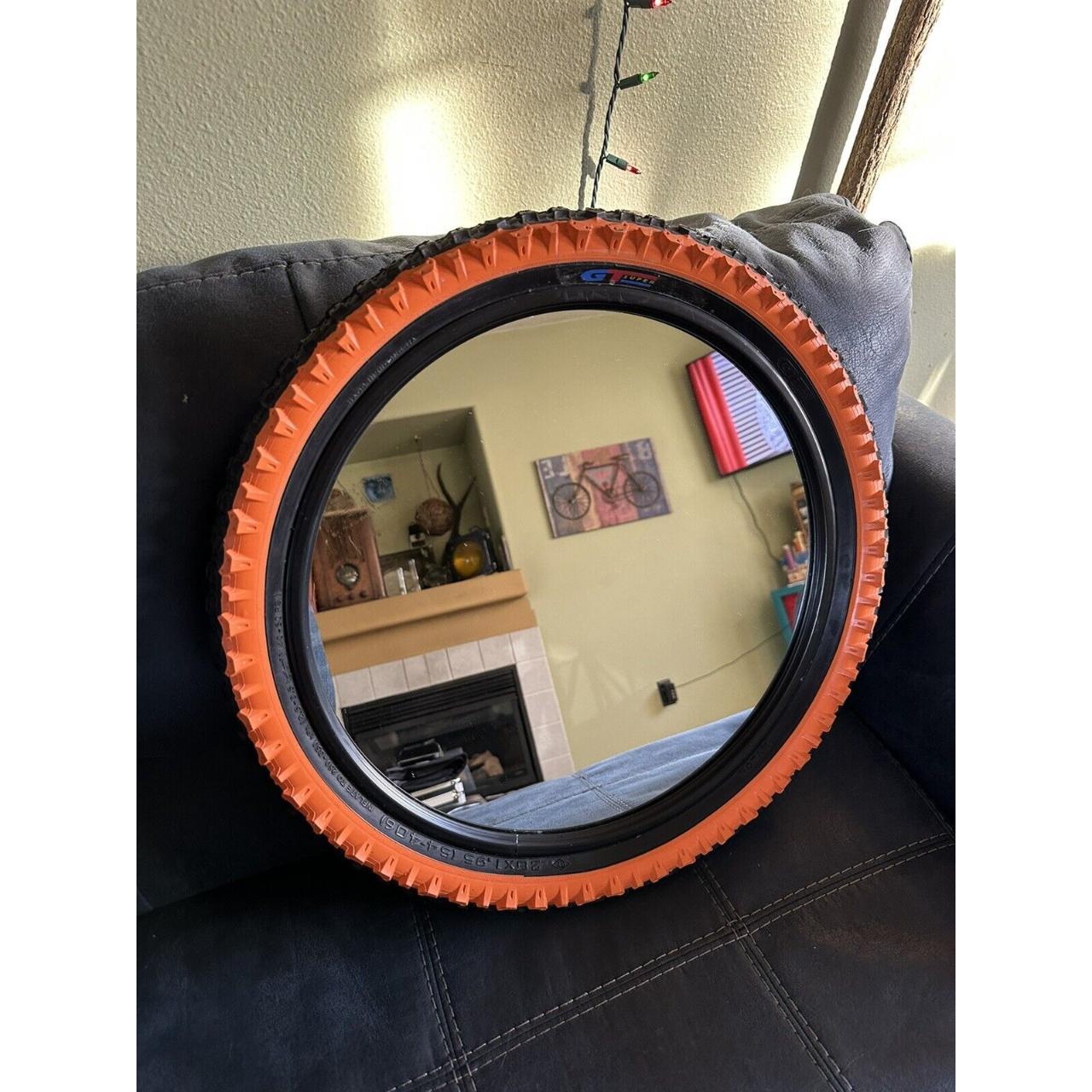 Vintage Ikea Bike Tire Mirror 20” RED GT Super... Depop