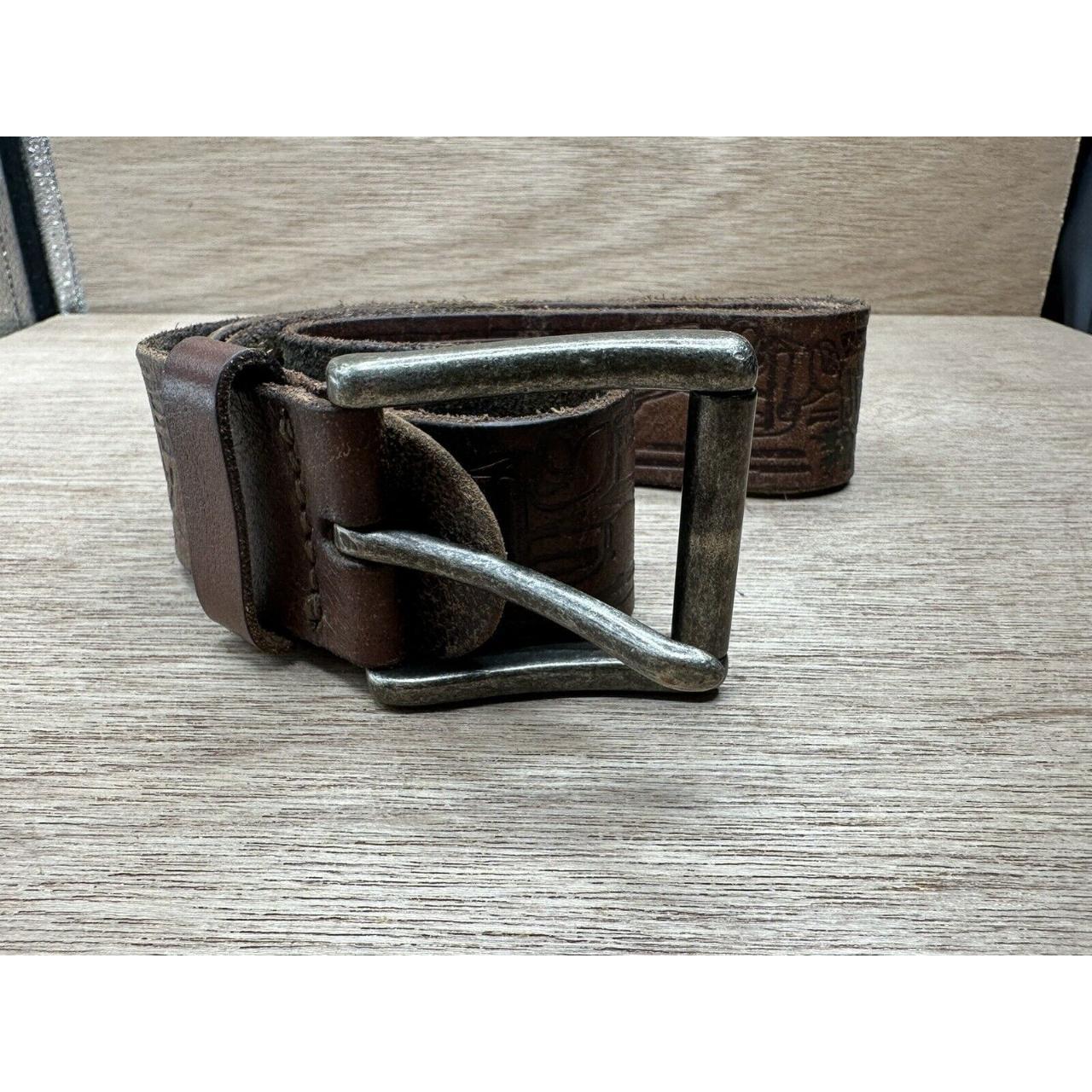 Vintage HOLLISTER CALIFORNIA Leather Belt Men 32. Depop