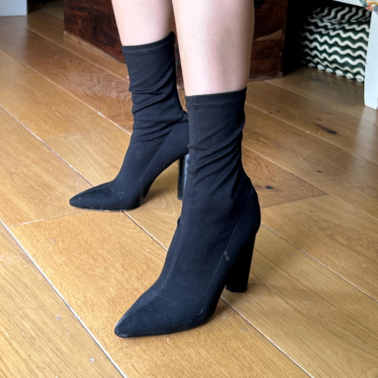 Public desire black outlet boots