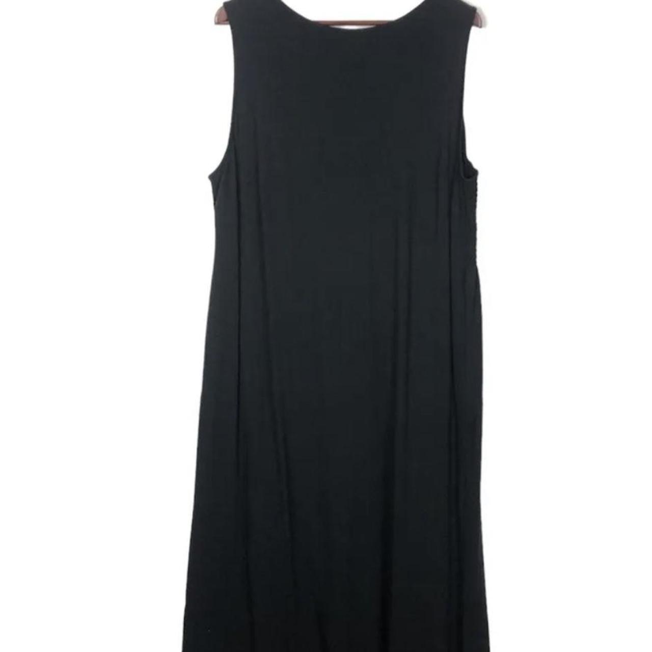 J Jill Black Wearever Collection Jersey Dress black