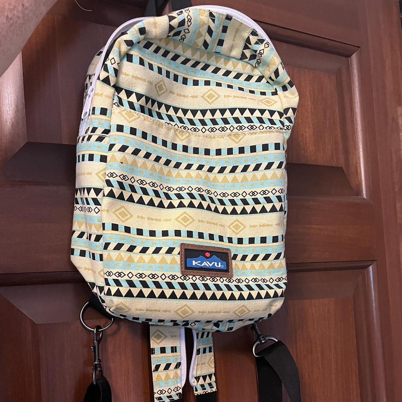 Kava printed sling/backpack - Depop