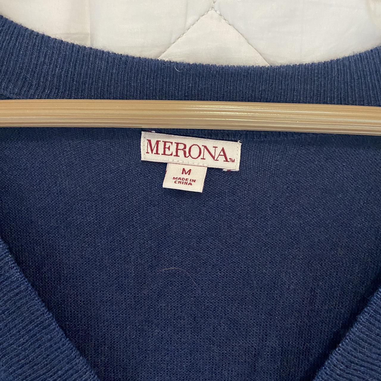 Merona Women's Blue Cardigan | Depop