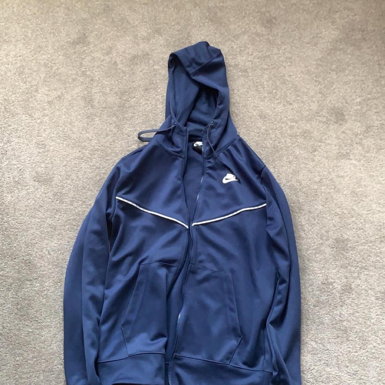 mens nike hoodie navy blue