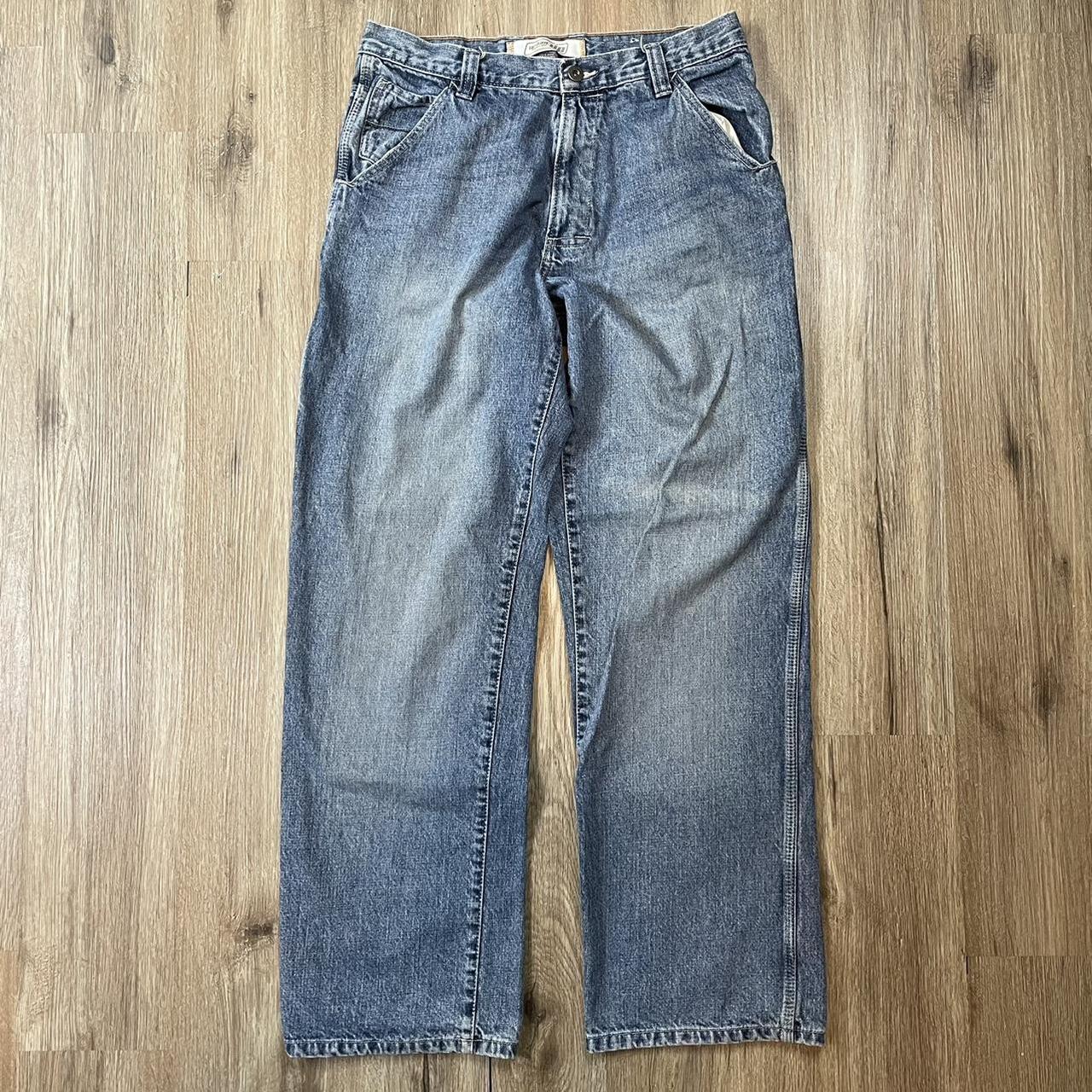 American Vintage Men's Blue Jeans | Depop