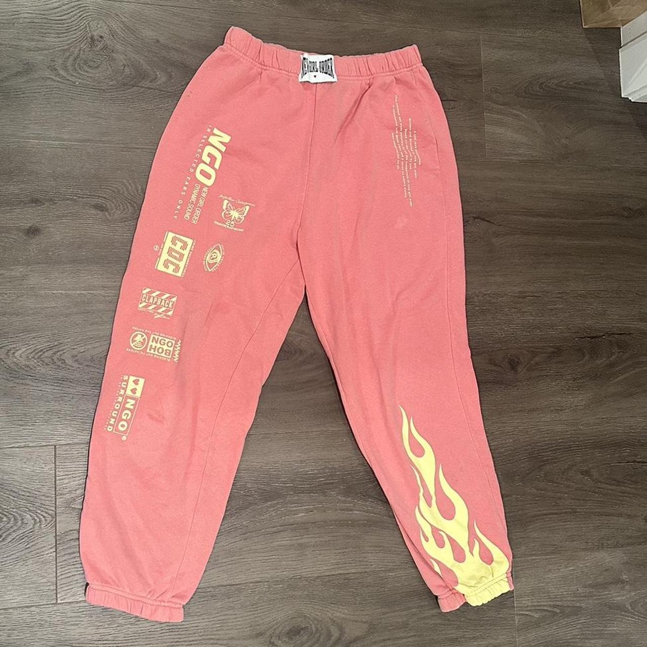 Pink lightning sweatpants from new girl order UK