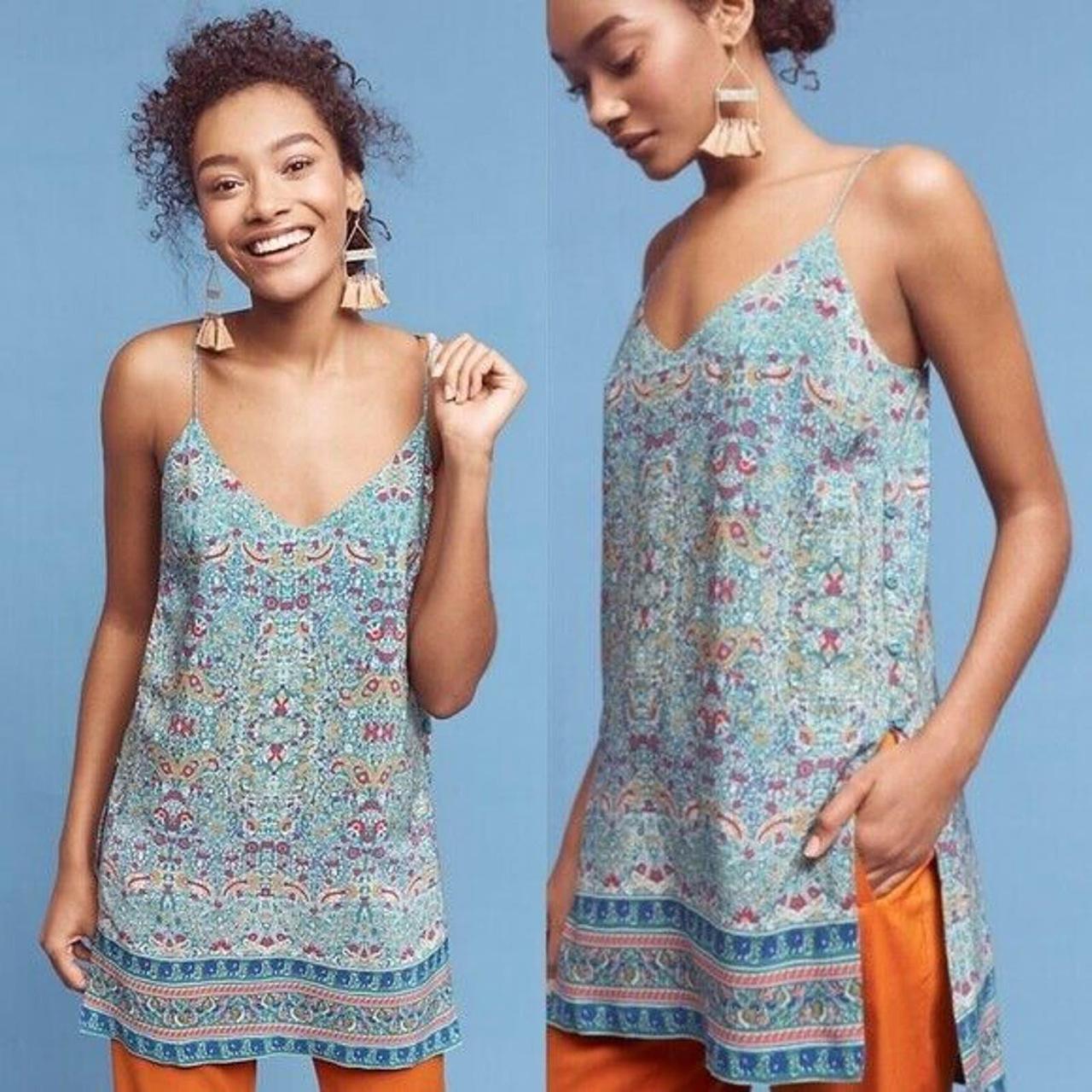 Deals Anthropologie Silk Tunic