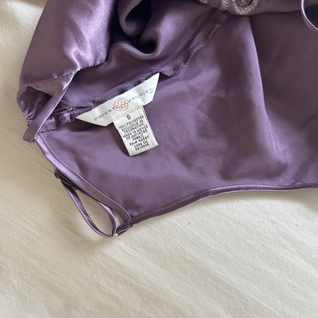 Vintage Purple Slip Dress - Depop