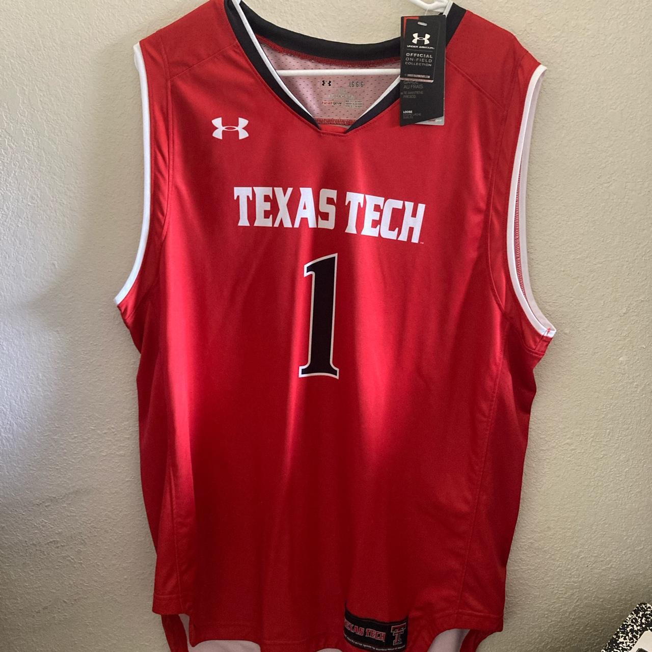 Russell NCAA Texas Tech Red Raiders, Boys Short Sleeve Replica Jersey 