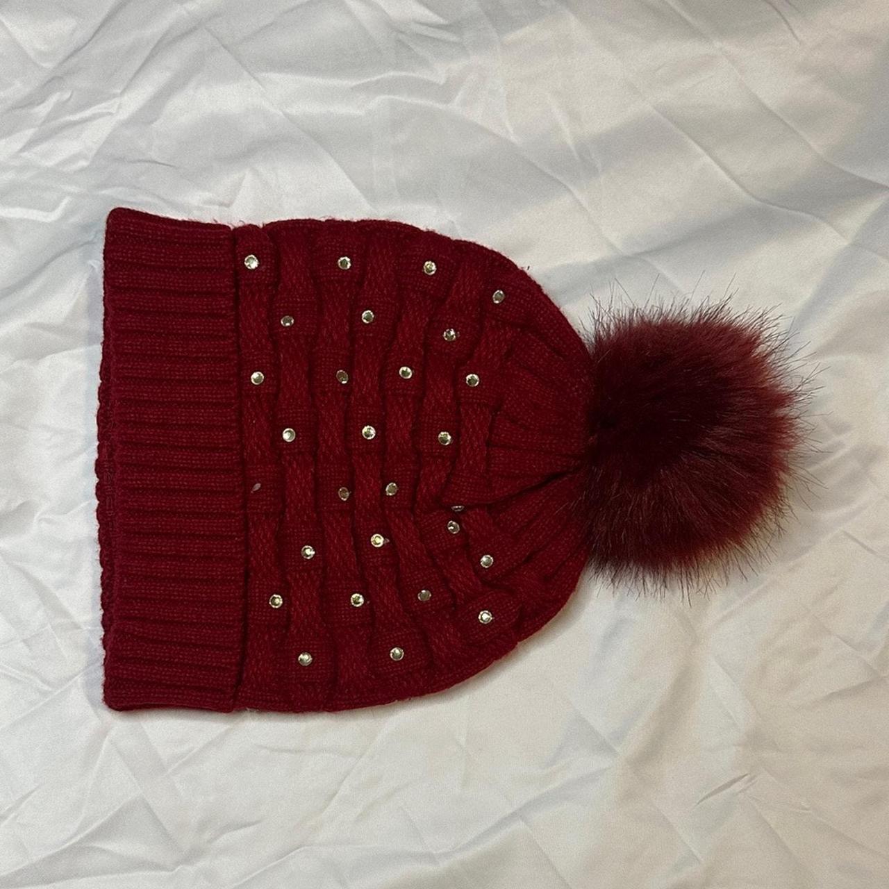 Source Unknown Women's Hat - Red – Elegant burgun… - image 1