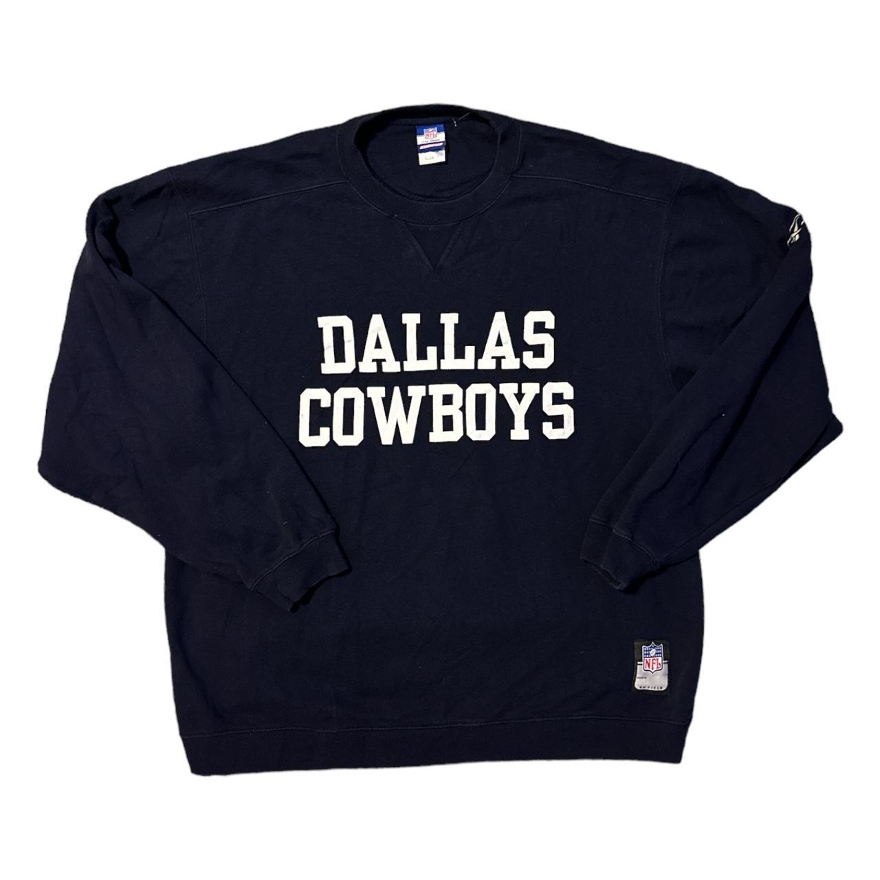 Reebok Dallas Cowboys Sweatshirt Mens XL Blue Team - Depop