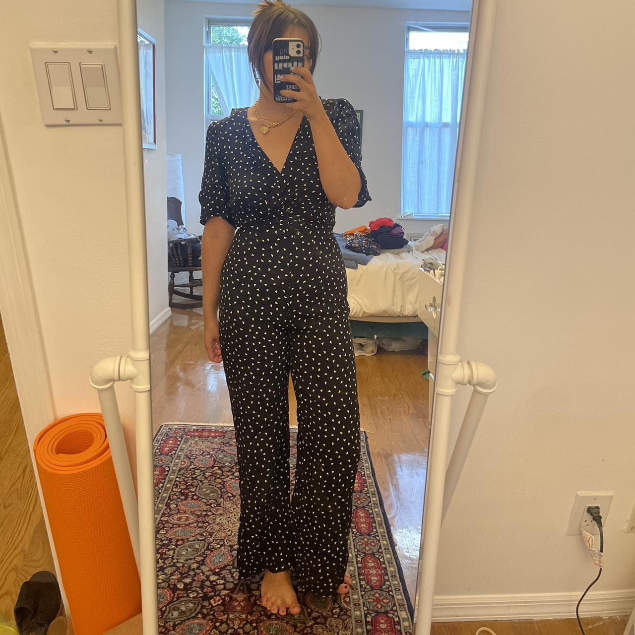 Reformation jumpsuit. Wore this to a wedding a... - Depop