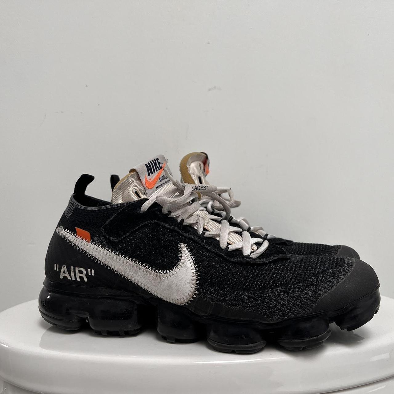 off white nike shoes with tag