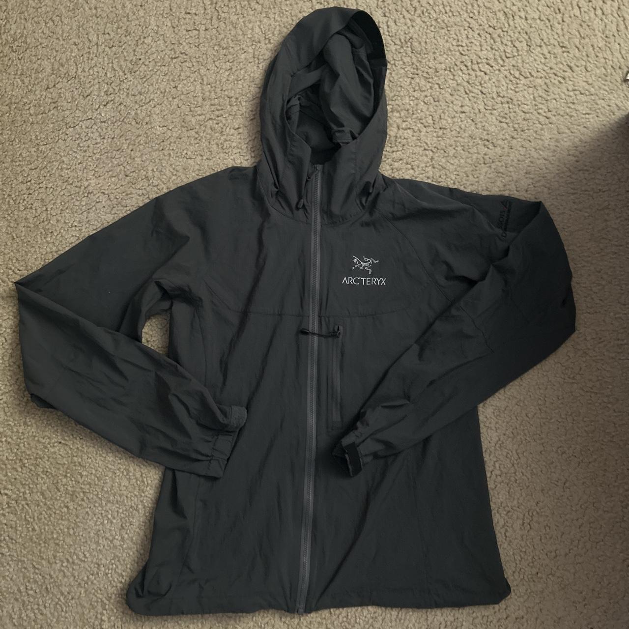 Grey arcteryx windbreaker. In really good condition... - Depop