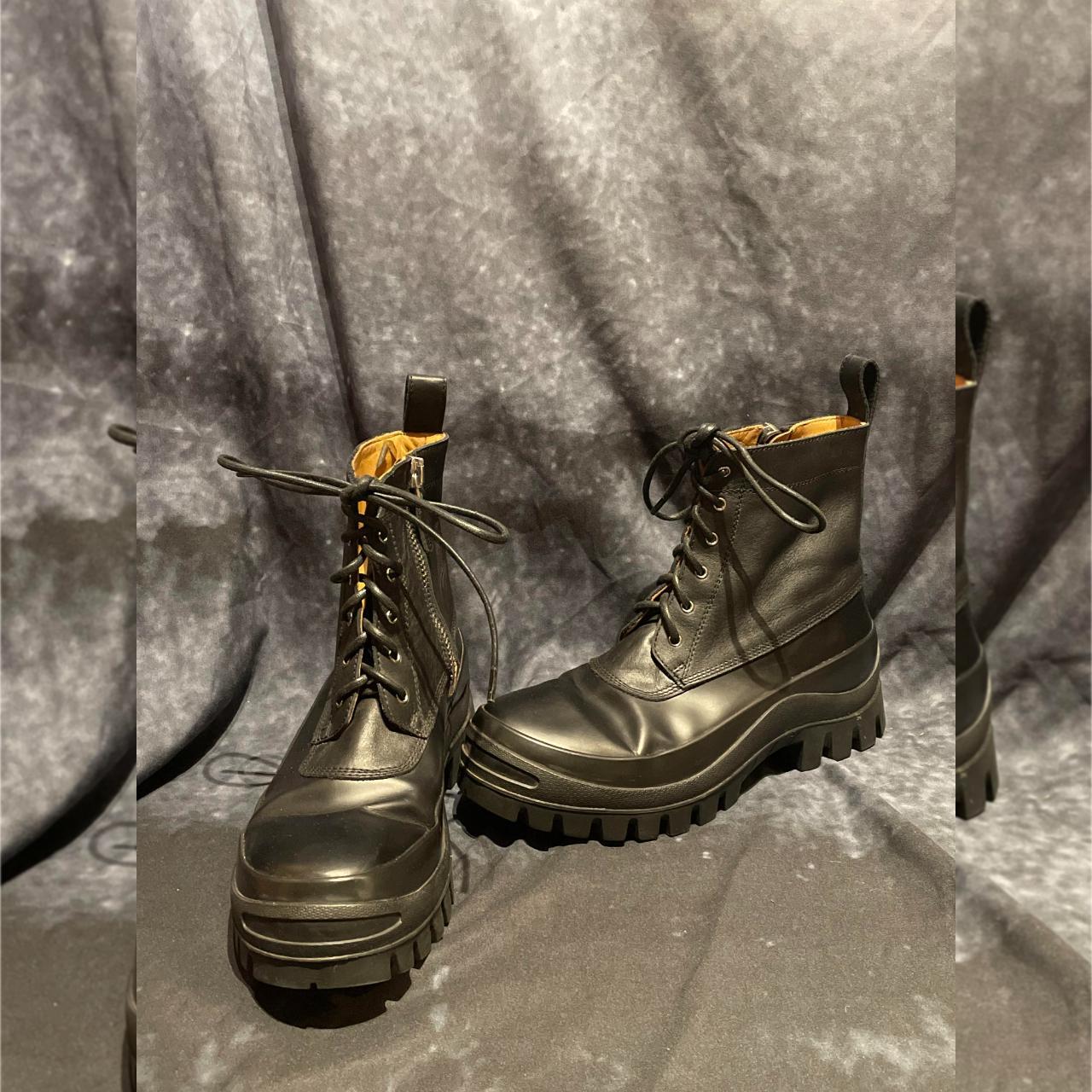 Jil sander combat outlet boots