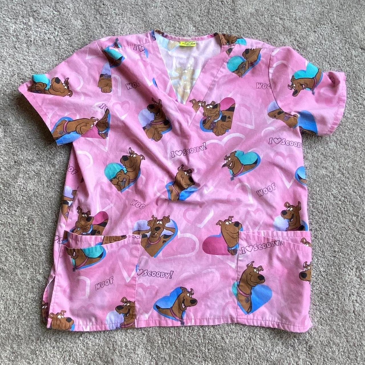 Scooby doo scrub on sale top