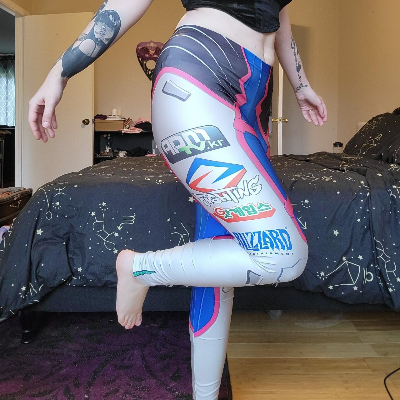 D.va from Overwatch leggings. Fits like a size - Depop