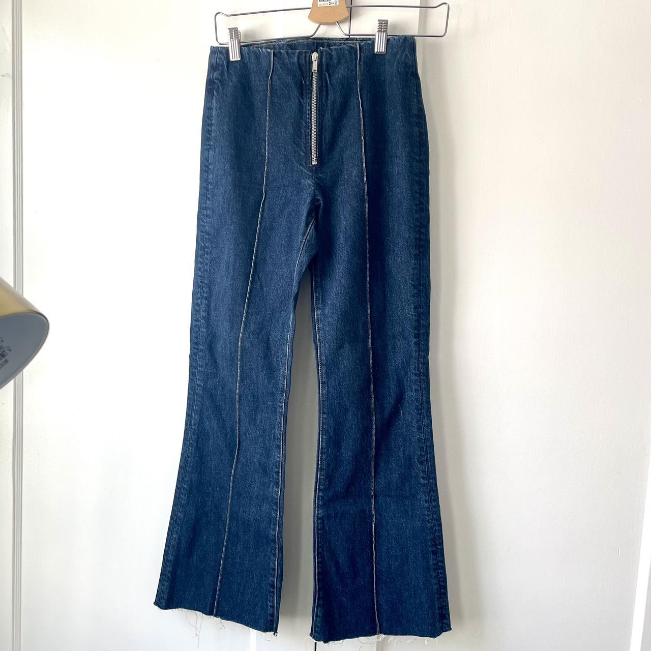 Raw-hem, bell bottom HELMUT LANG pants with zipper | Depop Raw-hem, bell bottom HELMUT LANG pants with zipper | Depop