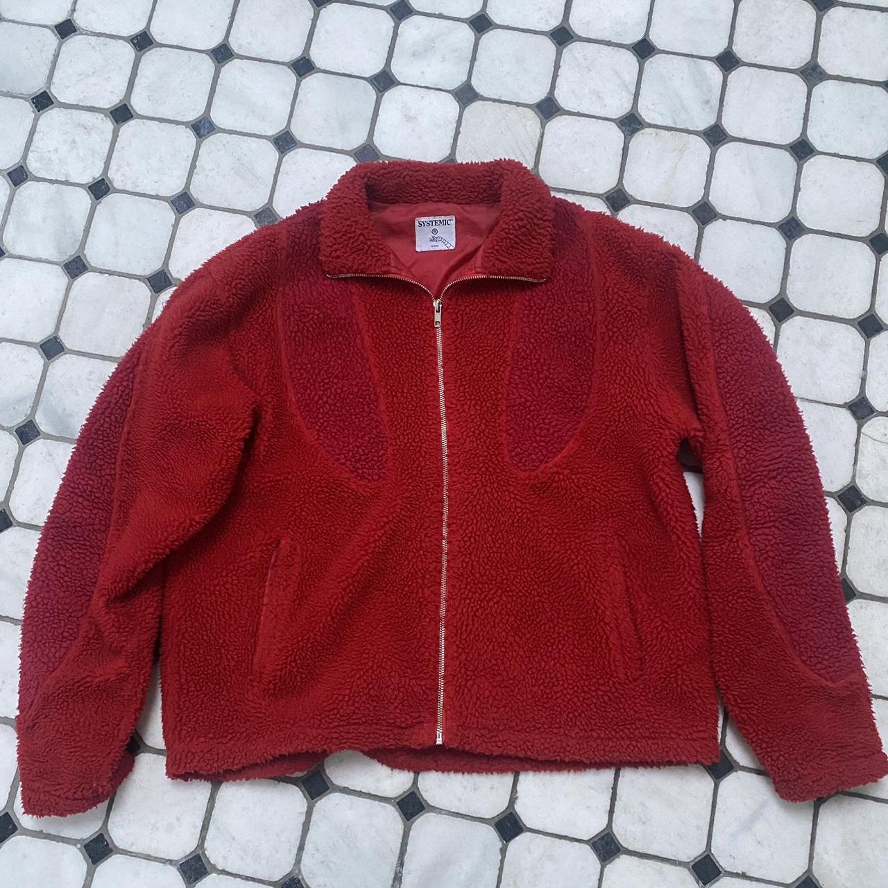 Systemic Fleece jacket 🔴 Rare piece seen on Lil... - Depop