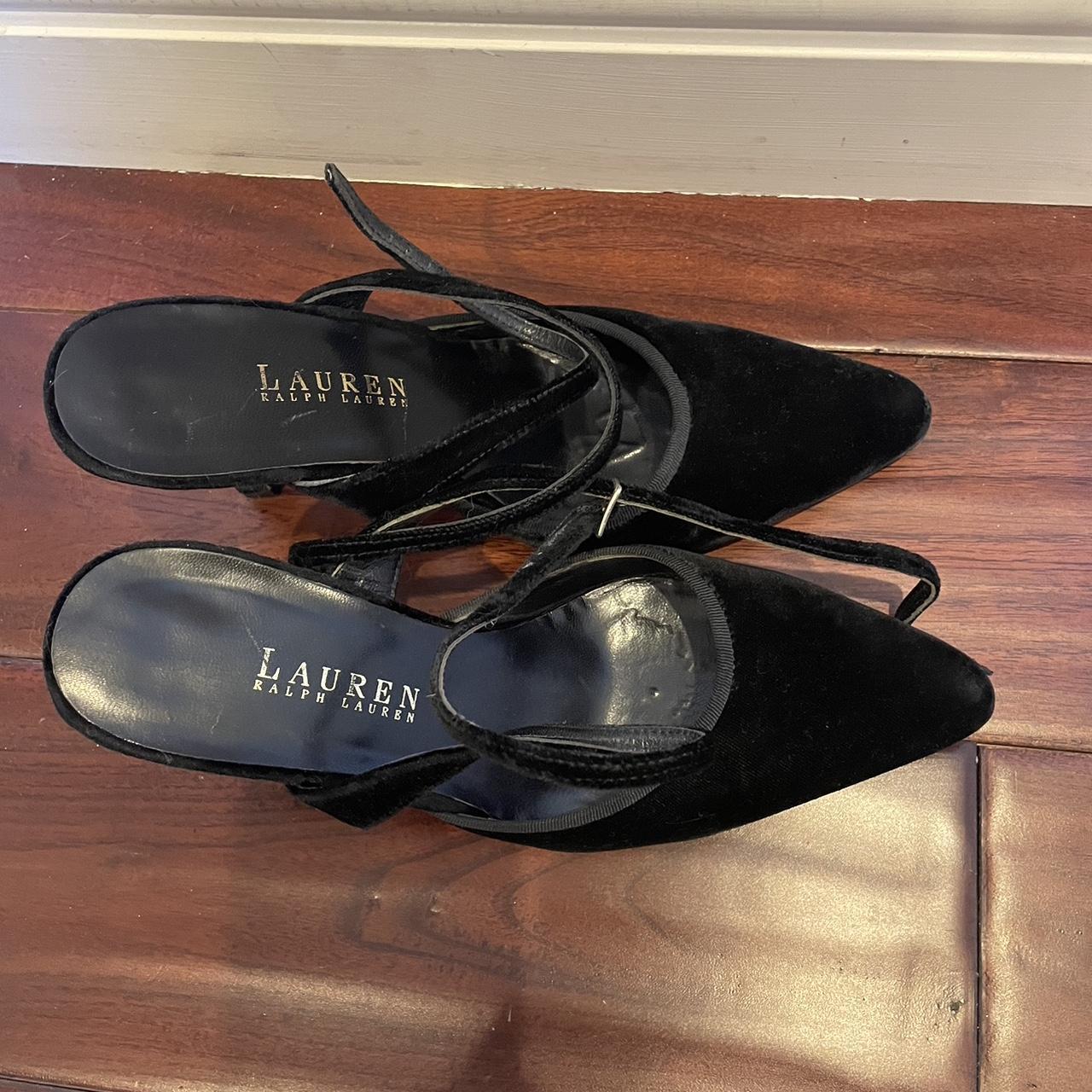 ralph lauren velvet shoes