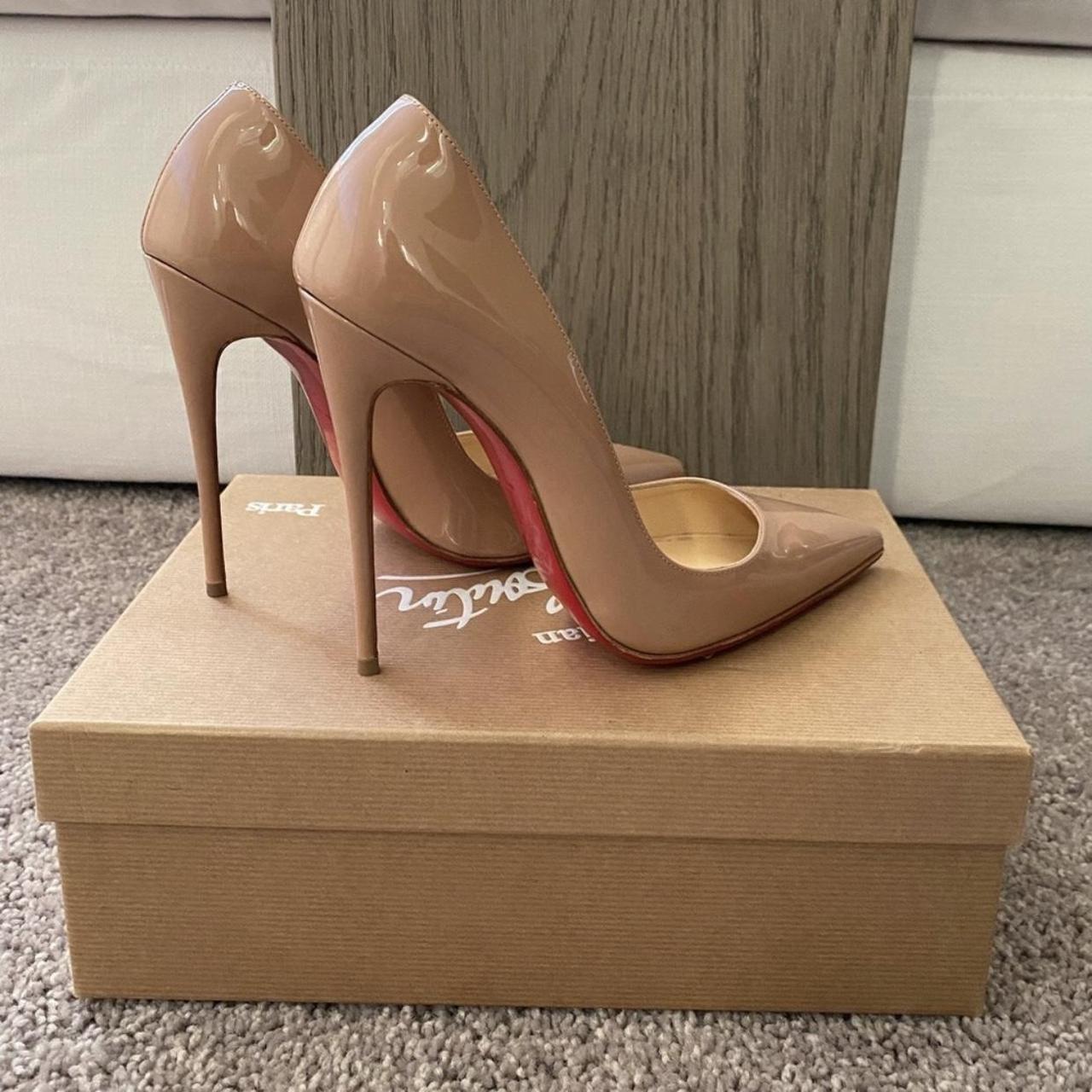 Size 37 which is a 6.5 us red bottoms Louis Vuitton - Depop