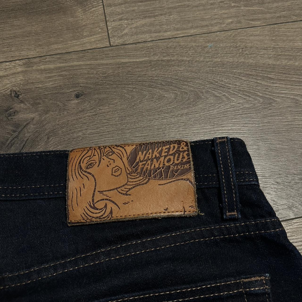 Naked Famous Raw Selvedge Japanese Denim Size 36 Depop