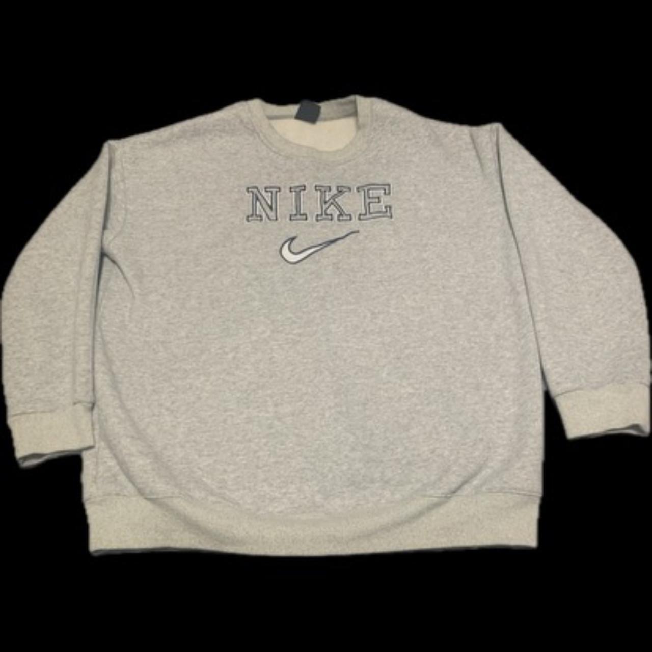 Grey Nike Sweatshirt Size M Let me know if you... - Depop