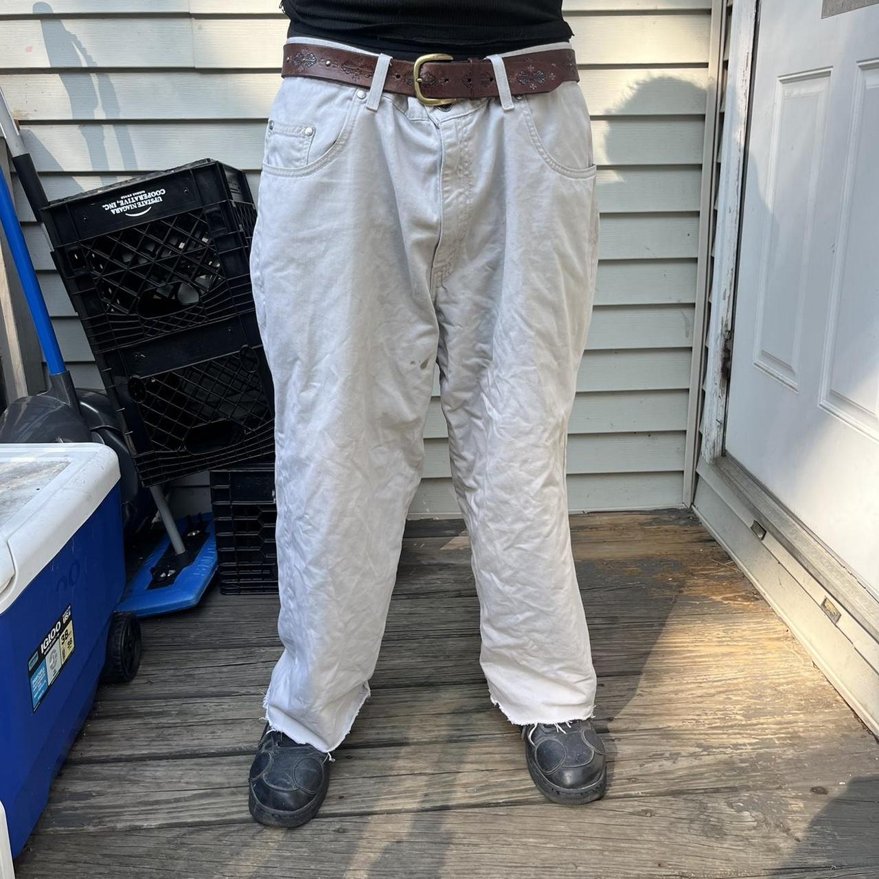 Silver hot sale baggy pants