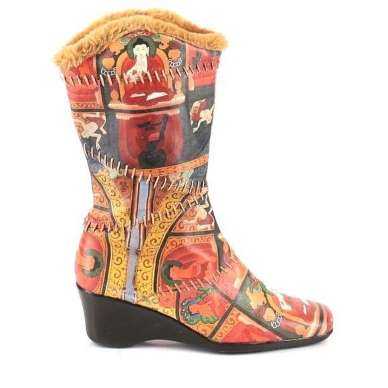 Icon Brand Women's Yellow and Red Boots
