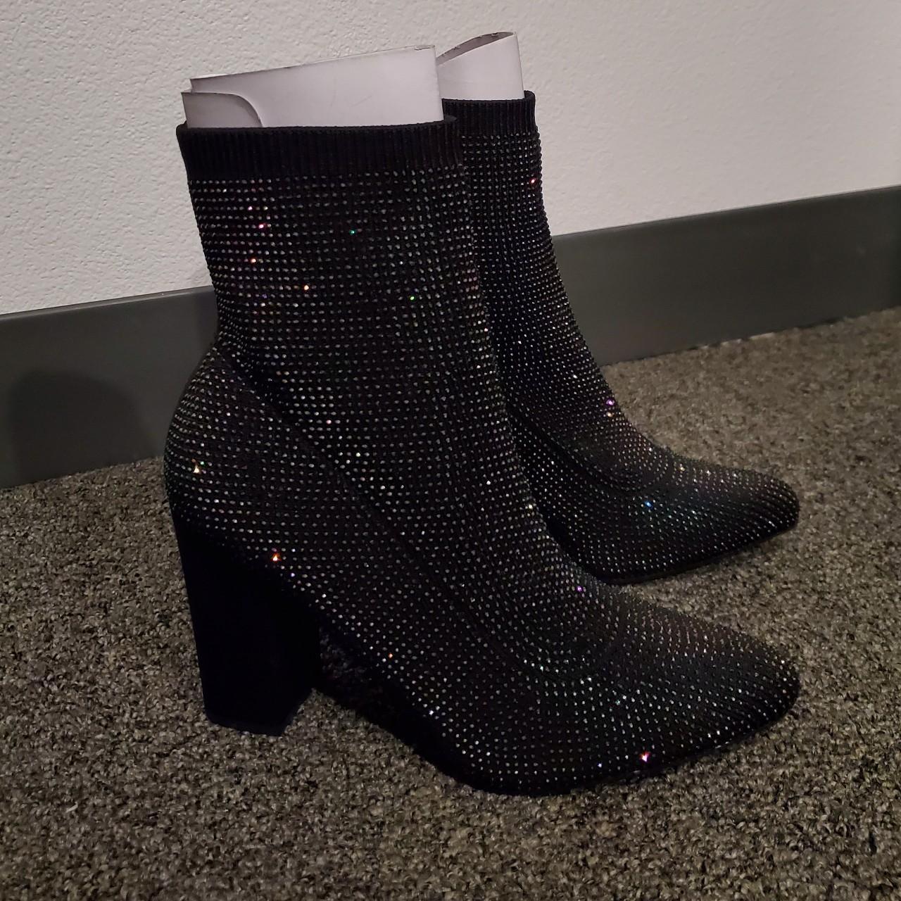 Sparkly, iridescent, pointy toed heels! Very... - Depop