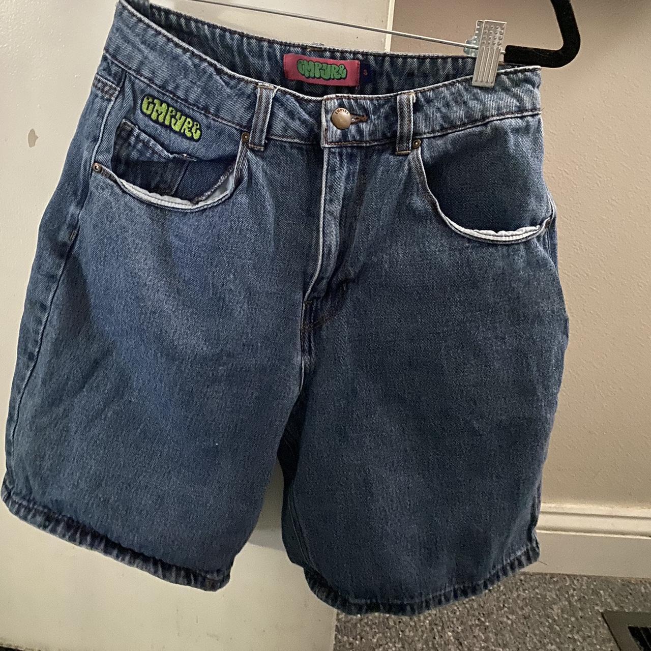 Empyre Light Wash Jorts⭐️ Size:3 Waist fits... - Depop