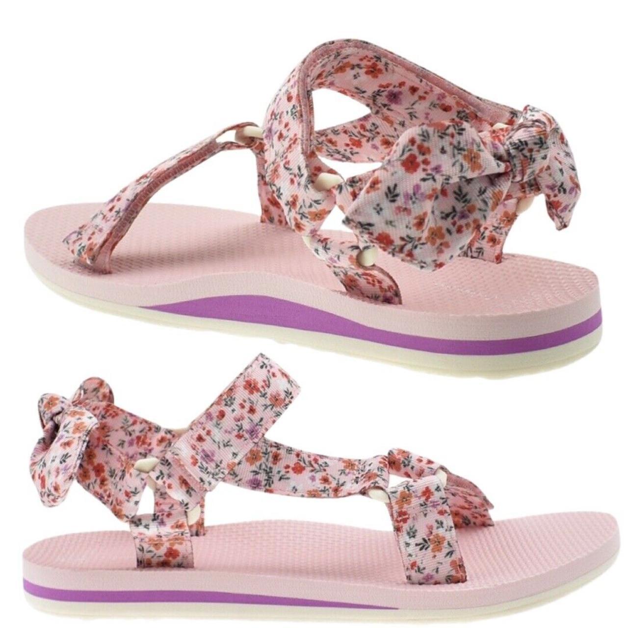 Time and tru floral on sale sandals